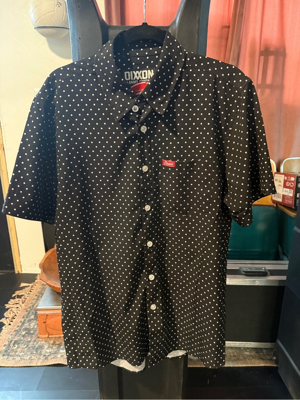 Dixxon “The Milton” Short Sleeve Shirt - Black/White party shirt